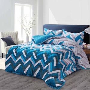 3 pcs Borrego Blanket included 1 Blanket 2 p/cases